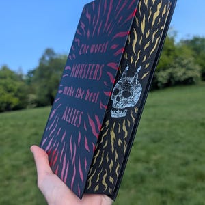 SIGNED Waterstones hidden cover The Devils by Joe Abercrombie custom hand painted fore edge painting books gift special edition