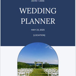 Digital Wedding Planner Template