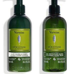 L&#39;occitane Verveine / Verbena Hand Wash & Hand Lotion Set 2 x 300ml Bottles
