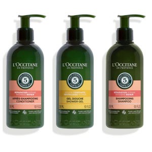 L&#39;Occitane Aromachology Shower Gel, Shampoo & Conditioner Set 3 x 300ml Bottles - 900ml