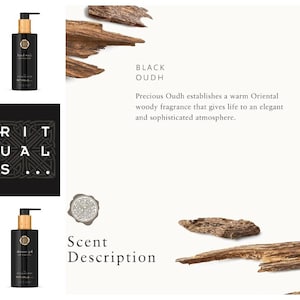Rituals of Oudh & Patchouli Hand Wash and Body Wash Set 2 x 300ml Bottles