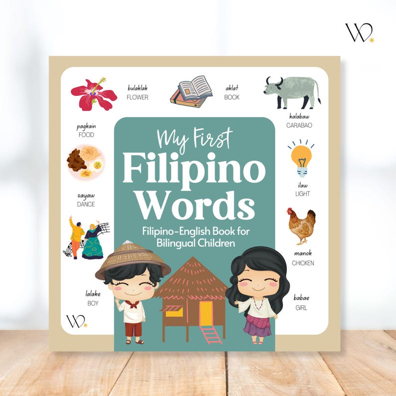 My First Filipino Book (43 Pages) | Filipino English Book for Bilingual ...