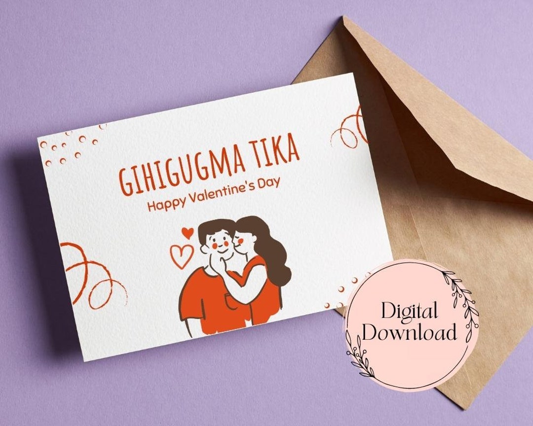 Gihigugma Tika Cebuano Bisaya Valentine's Day Filipino Greeting Card