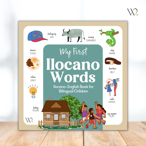 My First Ilocano Book (43 Pages) | Ilocano English Book for Bilingual Children | Tagalog Book for Kids | Filipino Book for Kids