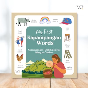 My First Kapampangan Book (43 Pages) | Kapampangan English Book for Bilingual Children | Filipino Book for Kids