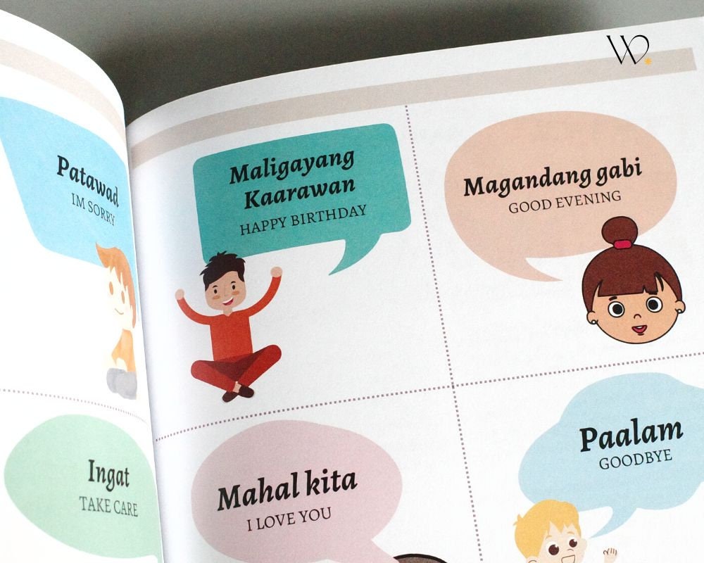 My First Filipino Book (43 Pages) | Filipino English Book for Bilingual ...