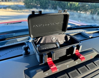 The Bronco Box - Dash-Mounted Utility Case with Accessory Mount