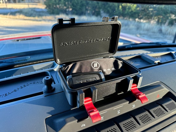 The Bronco Box - Dash-Mounted Utility Case with Accessory Mount