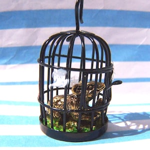 Dolls House, Halloween, Rat, 12th Scale, Cage, Horror, Spooky, Witches Room, Display, Shop, Unique