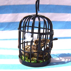 Rat Cage, Witches Room, Horror, 12th Scale, Miniature, Dolls House, Diorama, Pet Shop, Unique