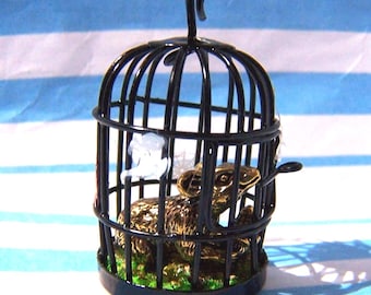 Rat Cage, Witches Room, Horror, 12th Scale, Halloween, Dolls House, Diorama, Pet Shop, Unique