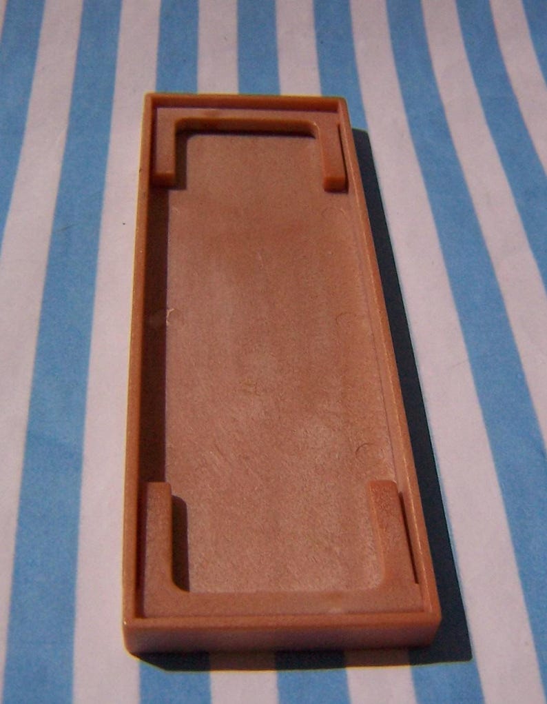 Miniature, Table, 16th Scale, Fold Away, Trestle, Sylvanian Families, 80's, Dolls House, Diorama, Vintage image 3