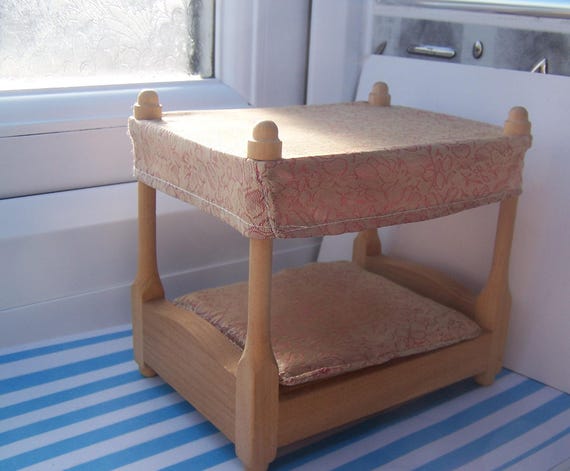 Letto Per Casa Delle Bambole In Scala 1/12, Mobili In Miniatura - Foto 4