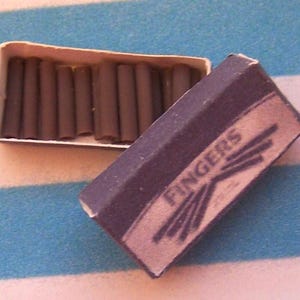 Dolls House, Food, 16th Scale, Biscuits, Chocolate Fingers, Realistic, Hand Crafted, Unique, Miniature, Sale