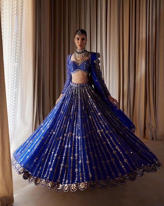 Designer Lehenga Choli for Women Party Wear Bollywood Lengha Sari