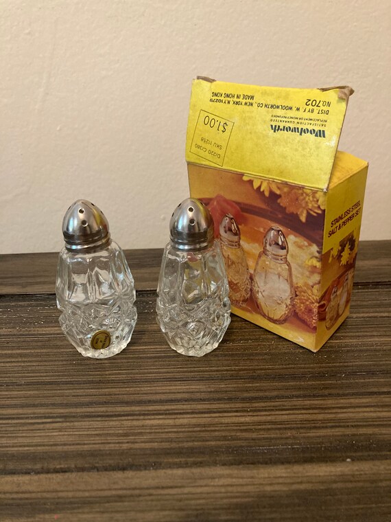 Vintage Woolworth Salt and Pepper Shakers Etsy