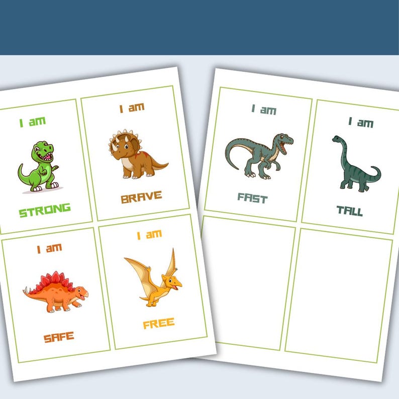 Dino Themed Reward Chart, Sticker Chart for Toddlers, Printable ...