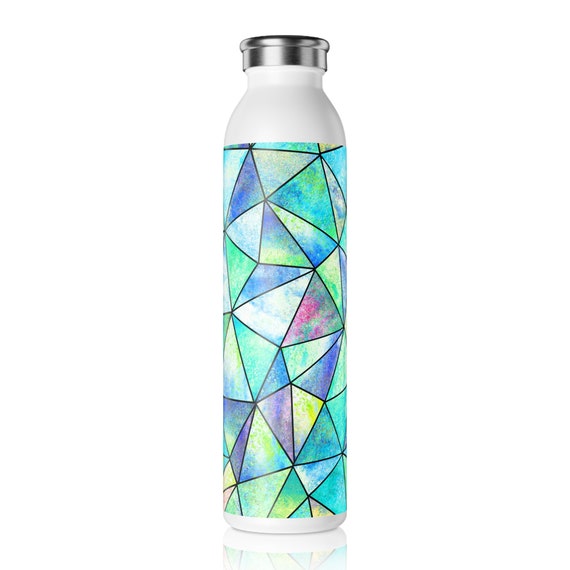 Pride Kaleidoscope Slim Water Bottle 
