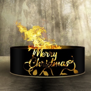 Christmas Gift, Personalized Fire Pit, Fire Ring Pits, Heavy Duty Outdoor Fire Pit, Steel Fire Pits, Outdoor Wood Burning Pits
