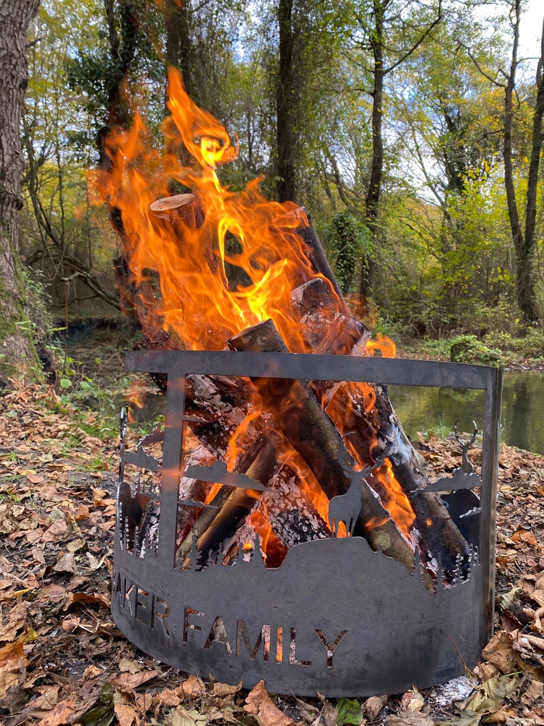 Heavy Duty Fire Pit Ring Etsy