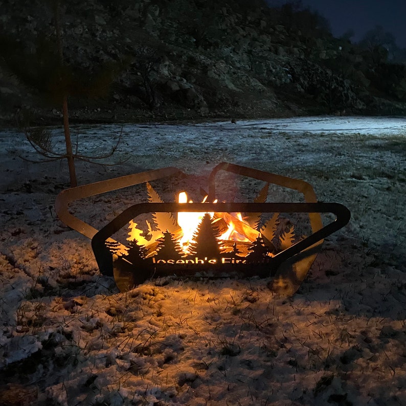 Custom Portable Fire Pits Custom Collapsible Firepits Etsy