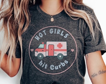 Womens EMT Shirt, EMS Paramedic TShirt, Emergency Medical Services, Funny Emt Medic T-Shirt, Gift for First Responder Technician Ambulance