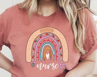 Nurse Rainbow T-Shirt - Funny nursing shirt - ICU Nurse Shirt - Pure Wick Purewick Cooter Canoe, Nurse Life, Gift For Nurse, Nurse Week