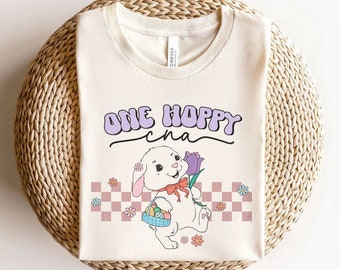 CNA Easter Shirt - Hoppy Nurse Aid Nursing Easter TShirt - Retro Bunny Spring T-Shirt Pediatric Peds Picu Nicu Nursing Assistant Pct Tee