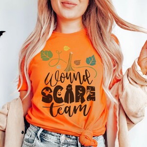 Wound Scare Team - Halloween Wound Care Nurse T-shirt, Autumn Gift Wound Crew RN Nursing Shirt Fall Tee Pumpkin Tops Spooky Party