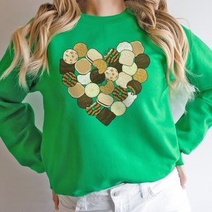 Cookie Mom Sweatshirt, Scout Cookie Crewneck Sweater, Cookies Dealer Boss Cookie Mom Sweater Troop | Scout Cookies Tee Womens | Baker mom