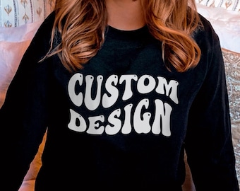 Custom Long Sleeve Shirt Design - Bella + Canvas 3501