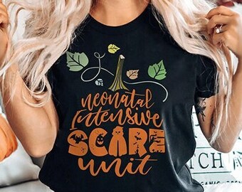 NICU Halloween Shirt, Neonatal Scare Unit, NICU Nurse Boo Crew TShirt Spooky Nicu RN Tee Neonatal Icu Squad Hospital Halloween Party T-shirt