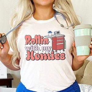 ICU Nurse Rapid Response Team RN Shirt | Funny RRT Crash Cart Nursing Humor Tshirt | Emergency Er Ed Nurse Critical Care T-Shirt Gift