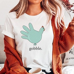 Turkey Glove Cute Thanksgiving Nurse Medical Shirt | Thankful Nurse Medical Assistant Tech Aid Rn Tshirt, Picu Er Peds Pediatric Tee T-Shirt