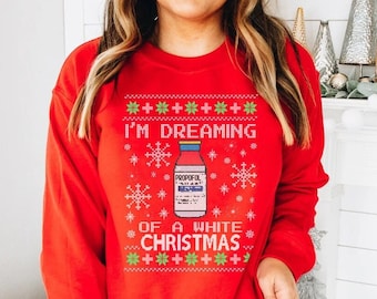 Propofol Ugly Christmas Sweater, Funny Nurse CRNA Xmas Sweatshirt, Icu Micu Sicu Cvicu CCU Happy Holidays Shirt Gift