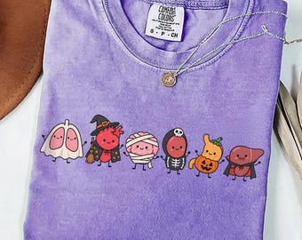 Spooky Anatomy Shirt, Halloween Medical Shirt, Cute Organs Shirt, Nurse Halloween Shirt, Healthcare Worker Gift