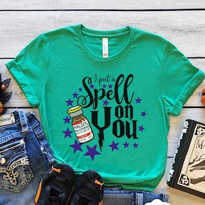 Funny Halloween Nurse Shirt - Haldol Spell Tshirt ER Ed ICU Crna Psych Psychiatric nurse Spooky Rn T-Shirt Boo Crew Fall Autumn Tee Gift