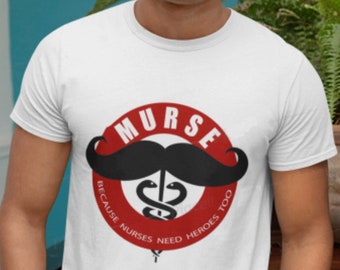 Camisa MURSE / Camisa de enfermera masculina / Vida de enfermera / Regalo de graduado de enfermería / Regalo de enfermera / Camisa de hombre / Regalo para enfermera masculina / Regalo de enfermera para hombres