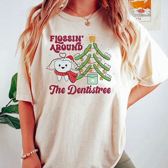 Teeth Christmas Tree T-Shirt Dental Teeth Christmas Tree T-Shirt Dental