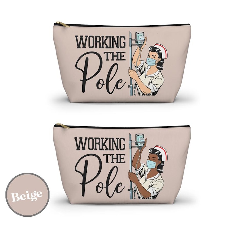 Working the (IV) Pole © Clinical Accessory Pouch Bag, Gift for Nurse, nursing gift ideas school graduation Gift for Graduate grad RN Adn BSN 画像 4