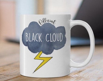 Official Black Cloud Mug | Funny cute nurse Crna gift | nurse week | ED ER Nurse Tech Mug | emt ems gift |  funny ICU Nurse Rn Coffee Mug