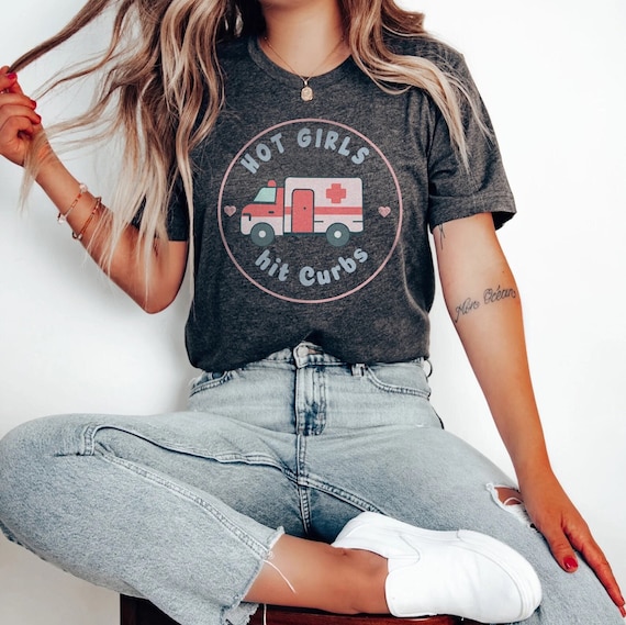 Womens EMT Shirt, EMS Paramedic TShirt, Emergency Medical Services, Funny Emt Medic T-Shirt, Gift for First Responder Technician Ambulance