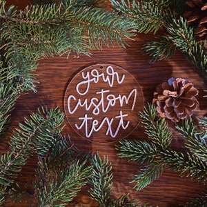 Custom Acrylic Christmas Ornament