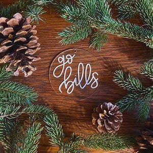 Go Bills Acrylic Ornament