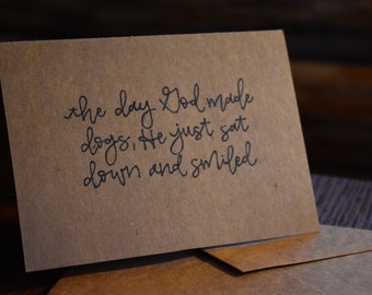 Loss of Dog Sympathy Card