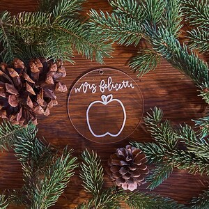 Personalized Teacher Ornament