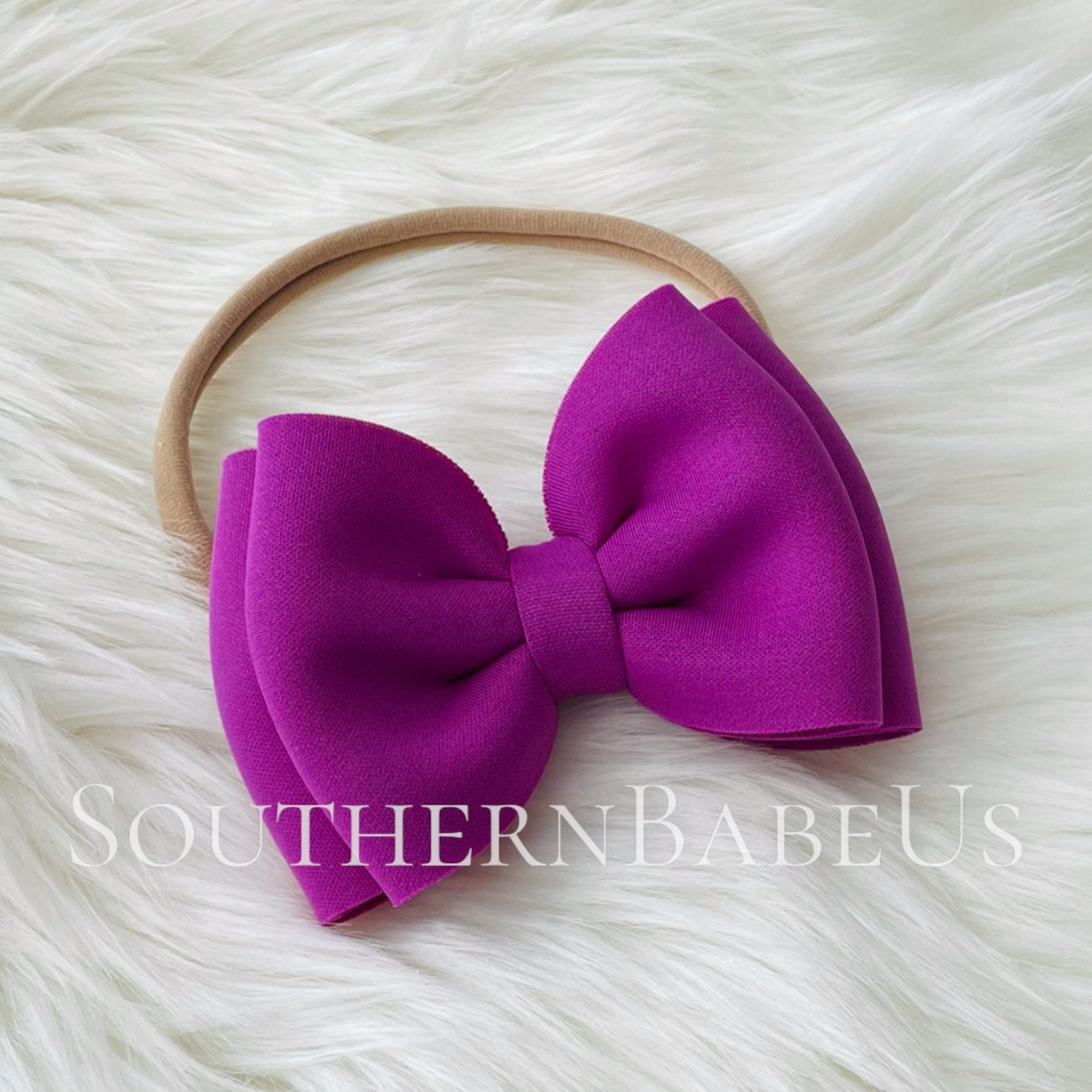 Puff Hair Bows - Etsy Puff Hair Bows - Etsy