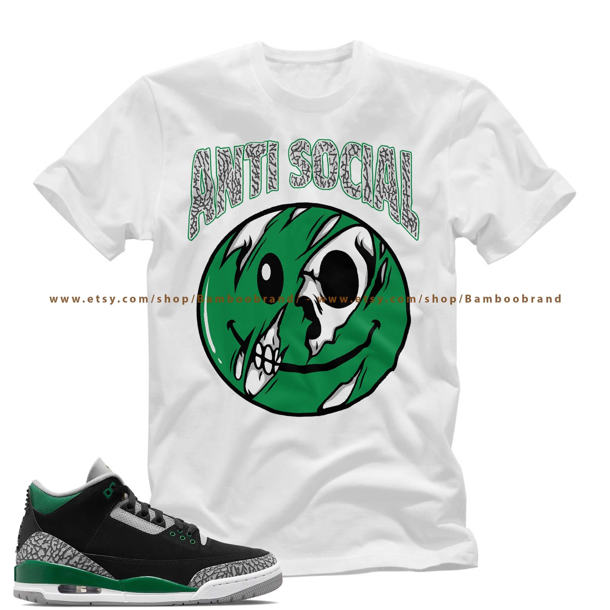 Jordan 3 Pine Green Shirt A.S T-shirt 