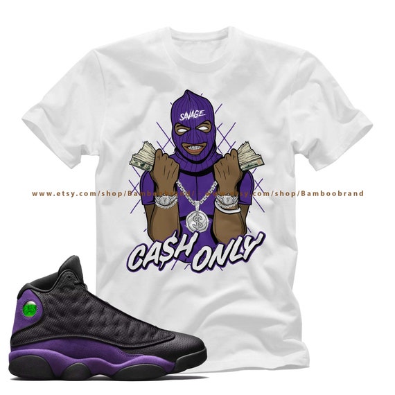 Jordan 13 Court Purple T-shirt C.O Unisex T-shirt to Match - Etsy