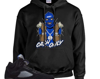 black blue sweatshirt